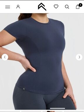 Oner Active Women's Short Sleeve Tee in Slate Blue